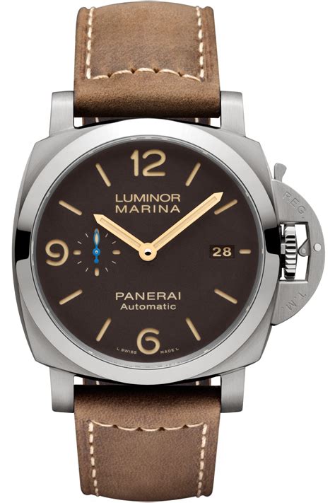 panerai luminor brown dial|luminor panerai tourbillon price.